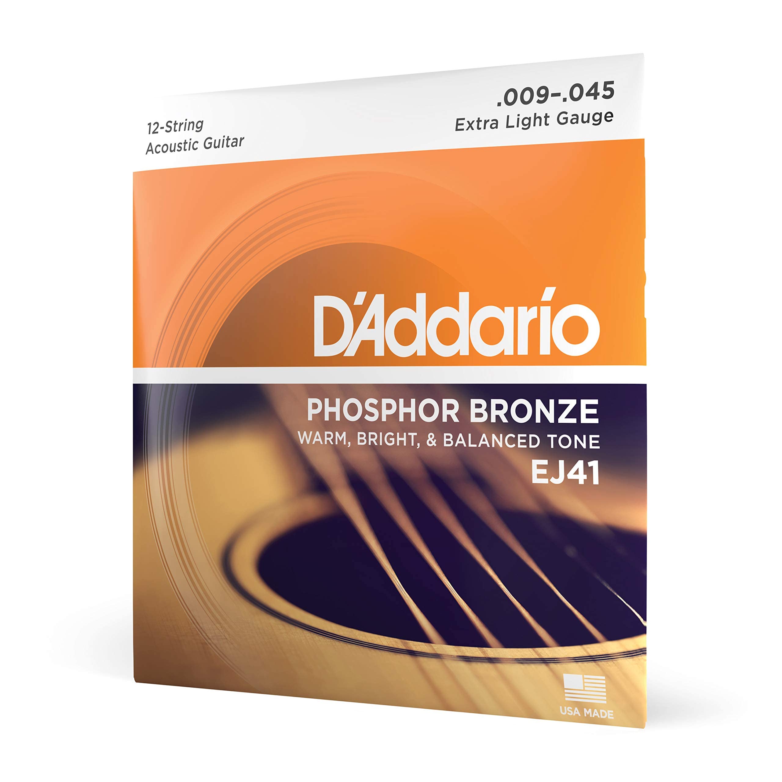 Buy now D'Addario Acoustic Guitar Strings, Phosphor Bronze, EJ42, Resophonic Medium Gauge 16-56, 6-String Set, Pack of 1 1-Pack Extra Light, 12-String, 9-45 at indiglob india