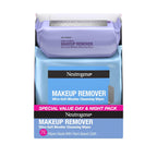 Buy now Neutrogena Day & Night Facial Cleansing Wipes, Makeup Remover Face Cleansing Towelettes & Night Calming Facial Cloths, 100% Plant Based Fibers Wipe Away Dirt & Oil, (3 Packs of 25) at indiglob india