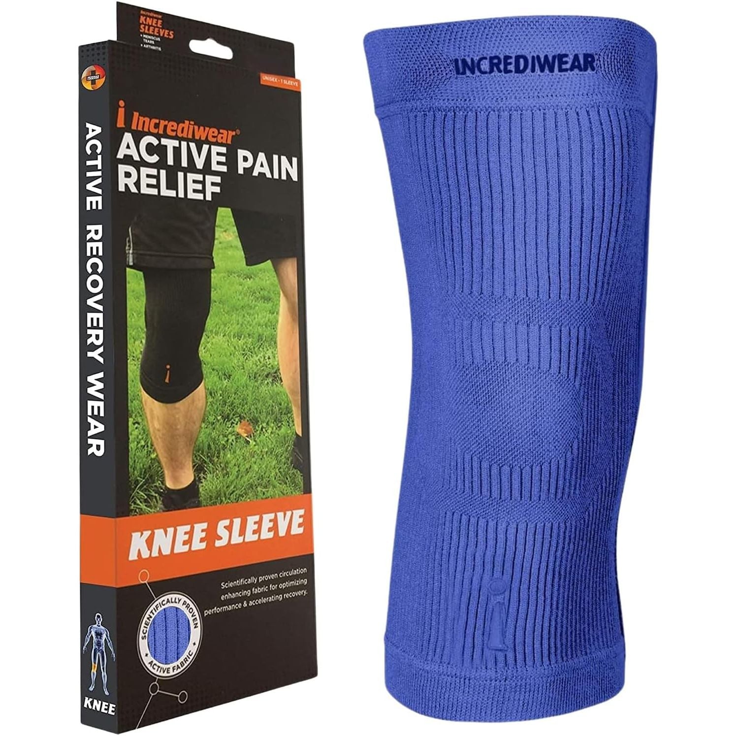 Buy now Incrediwear Knee Sleeve â€“ Knee Braces for Knee Pain, Joint Pain Relief, Swelling, Inflammation Relief, and Circulation, Knee Support for Women and Men Medium Royal at indiglob india