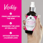 Buy now Contour Sleek Cellulite Smoothing Oil - Intensive Anti Cellulite Skin Tightening & Firming Body Oil with Gotu Kola - Natural Detox Oil for Cupping Massage or Lymphatic Drainage Treatment at indiglob india