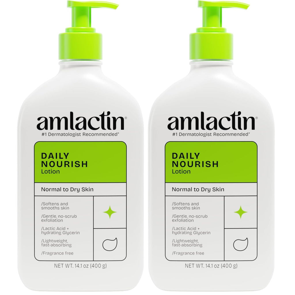 AmLactin Daily Nourish Body Lotion, 12% Lactic Acid, 14.1 oz