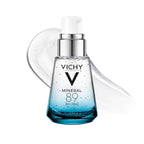 Vichy Mineral 89 Booster, Pure Hyaluronic Acid Serum for Face with Polyglutamic Acid for Skin Barrier Repair, Plumps & Hydrates, Lightweight Hydrating Serum, Oil-Free, Non-Sticky