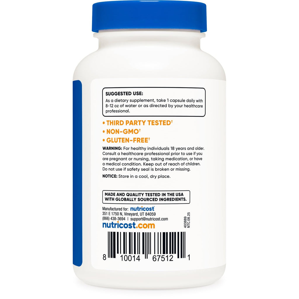 Nutricost 5-HTP 100mg, 240 Vegetarian Capsules (5-Hydroxytryptophan) - Non-GMO & Gluten Free