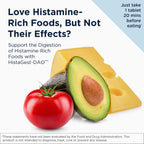 Designs for Health HistaGest-DAO - Diamine Oxidase DAO Enzyme to Support Digestion of Histamine-Containing Foods - 20,000 HDU DAO Diamine Oxidase Enzymes (60 Gastro-Resistant Tablets)