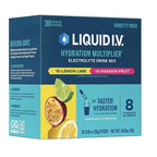 Liquid I.V. Hydration Multiplier Variety Pack, Lemon Lime & Passion Fruit 30ct