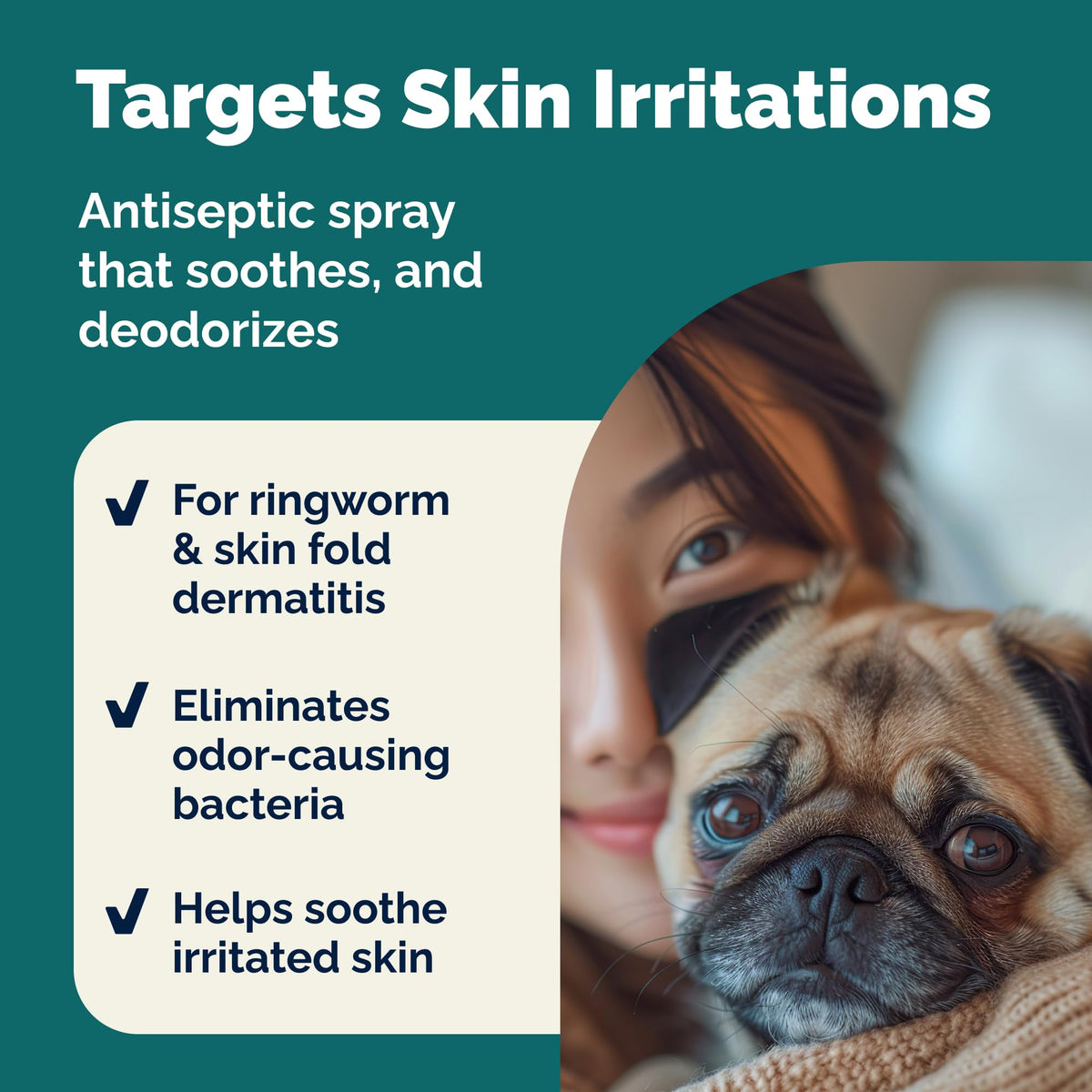 Vetnique Dermabliss Medicated Chlorhexidine Spray for Dogs & Cats, No-Sting