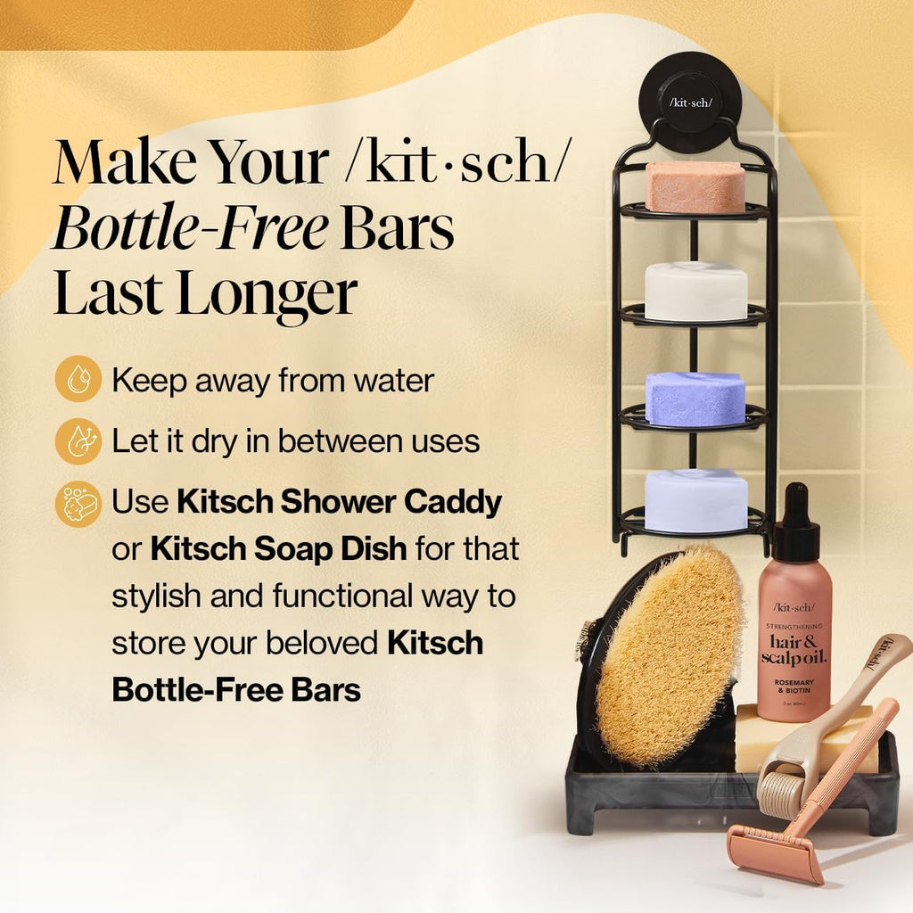 Buy now Kitsch Coconut Oil Shampoo and Conditioner Set Æ’?? Deep Moisturizing Shampoo and Conditioner Bar for Dry Damaged Hair Æ’?? Hydrating Solid Bars for Curly, Coily & Color Treated Hair Æ’?? Made in USA at indiglob india