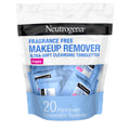 Neutrogena Makeup Remover Towelettes for Face with Micellar Water Daily Alcohol-Free, 20 ct | Makeup Remover, Makeup Removing Cleansing Wipes, Suitable for Dirt & Oil Removal, Alcohol-Free