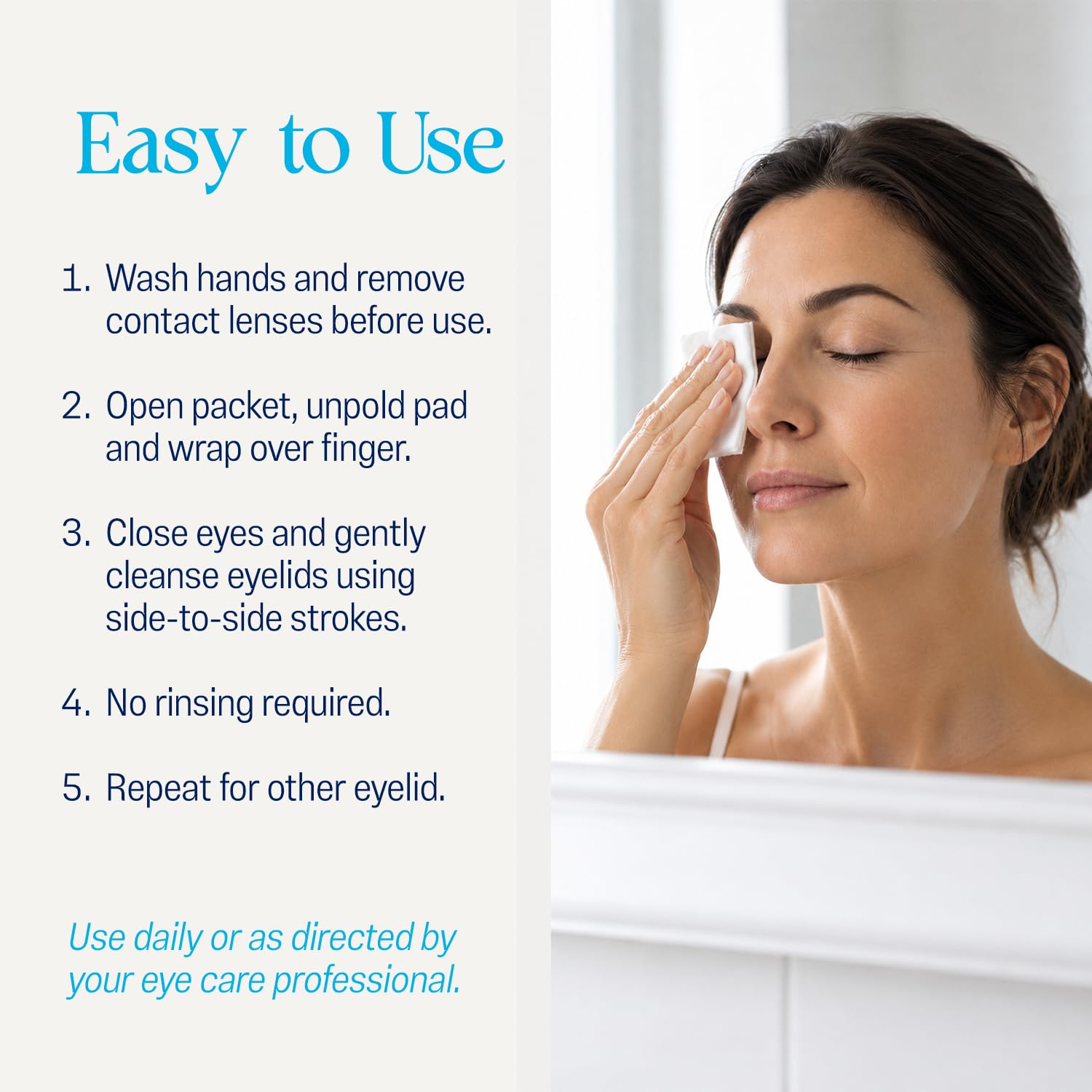 OCuSOFT Lid Scrub Plus Inflation Buster, Pre-Moistened Pads, 30+5 Count | Extra Strength For Irritated Eyelids Associated with Blepharitis, Dry Eye, Meibomian Gland Dysfunction, MGD and Demodex
