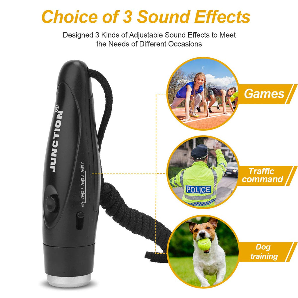 UNIWA Electronic Whistle, 3 Pack Handheld Whistle with Three Tone Distinct High Volume
