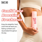 SALT.XO pH Balancing Yoni Gel Wash, Refreshing Peppermint Intimate Gel Wash for Women, pH Balance V Wash Cruelty-Free, Odor Fighting Feminine Hygiene Wash (8 Fl Oz)