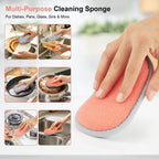 Kitchen Sponges for Washing Dishes, 1 Inch Thick Dual-Sided Dish Sponge