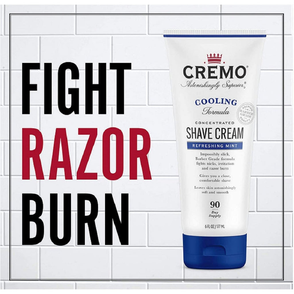Schick Hydro Sensitive 12 Count Razor Refills and Cremo Cooling Shave Cream 2 Pack