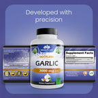 NaturaLife Labs Odorless Garlic – Concentrated 100:1 Garlic Extract with Olive Oil – 150 Softgels – Non-GMO, Gluten-Free