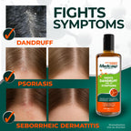 Medicasp Coal Tar Anti-Dandruff Shampoo, Flakes Shampoo, 6 fl oz, 2 Pk | Alleviates Symptoms from 1st Wash, Treats Psoriasis, Seborrheic Dermatitis & Itchy Dry Scalp, Fights Root Cause of Dandruff