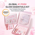 medicube PDRN Glow Essentials Kit, Mini Skincare Travel Set, 5-Step Routine