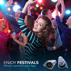 Buy now High Fidelity Concert Earplugs, Reusable Musicians Ear Plugs, 24dB Advanced Filter Technology Ear Protection at indiglob india
