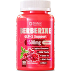 Berberine 1500mg GLP-1 Weight Loss Supplement Pills for Women & Men