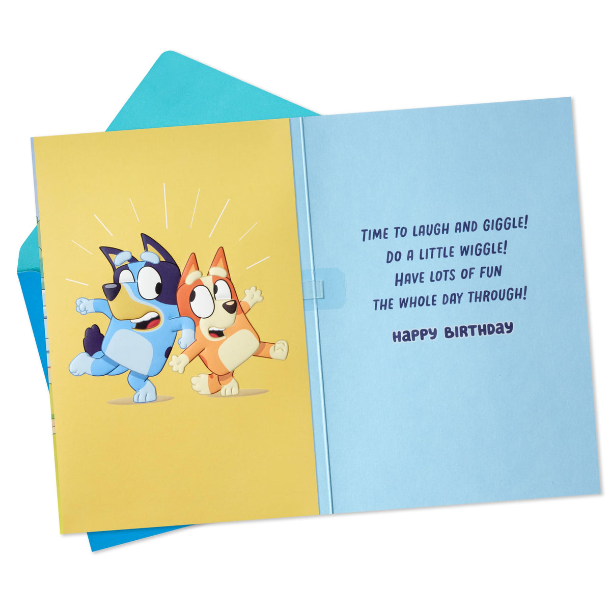 Hallmark Bluey Birthday Card for Kids (Musical with Light, Hip Hooray)
