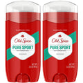 Old Spice Aluminum Free Deodorant for Men, High Endurance, 24/7 Lasting Freshness & Long Lasting Scent, 24/7 Advanced Sweat & Odor Protection, Pure Sport Scent, 3.0 oz (Pack of 2)