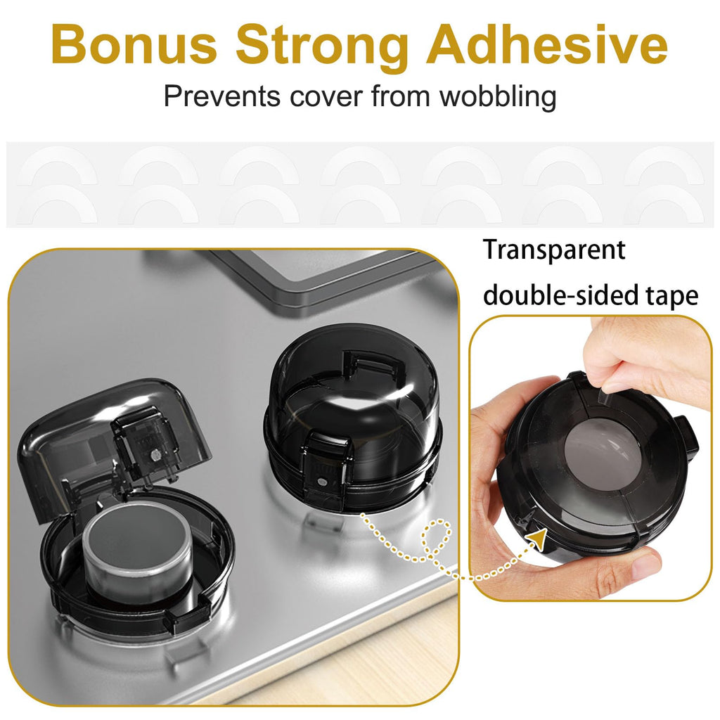 Stove Knob Covers, Universal 5-Pack Gas Stove Knob Covers for Child