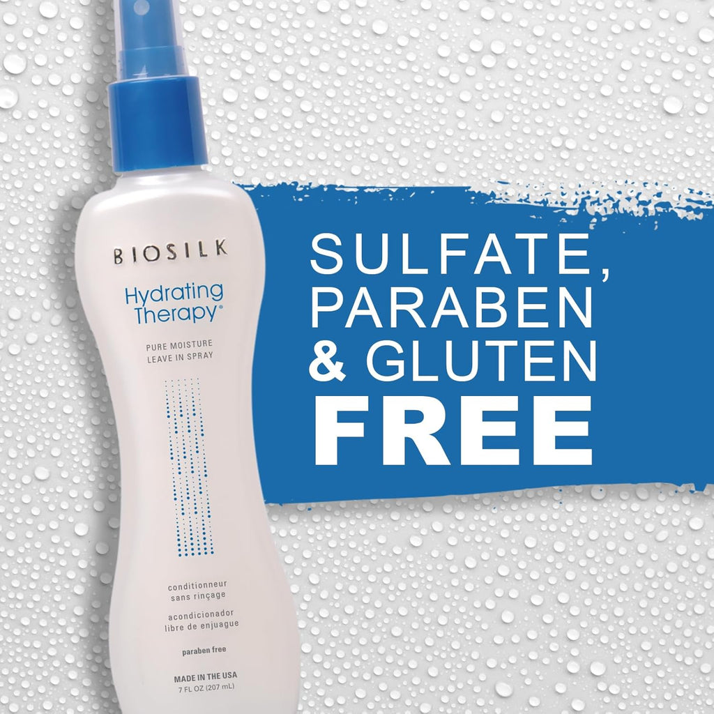 Buy now BioSilk Hydrating Therapy Pure Moisture Leave-In Spray, Replenishes Hair Moisture & Protects From Frizz, Sulfate, Paraben, & Cruelty-Free, 7 Oz at indiglob india