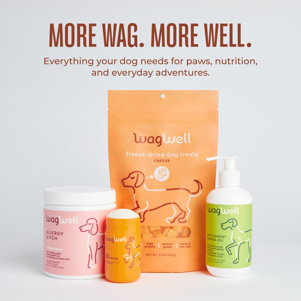 WagWell Paw Protector, Lick-Safe Dog Paw & Nose Balm for Hot Pavement