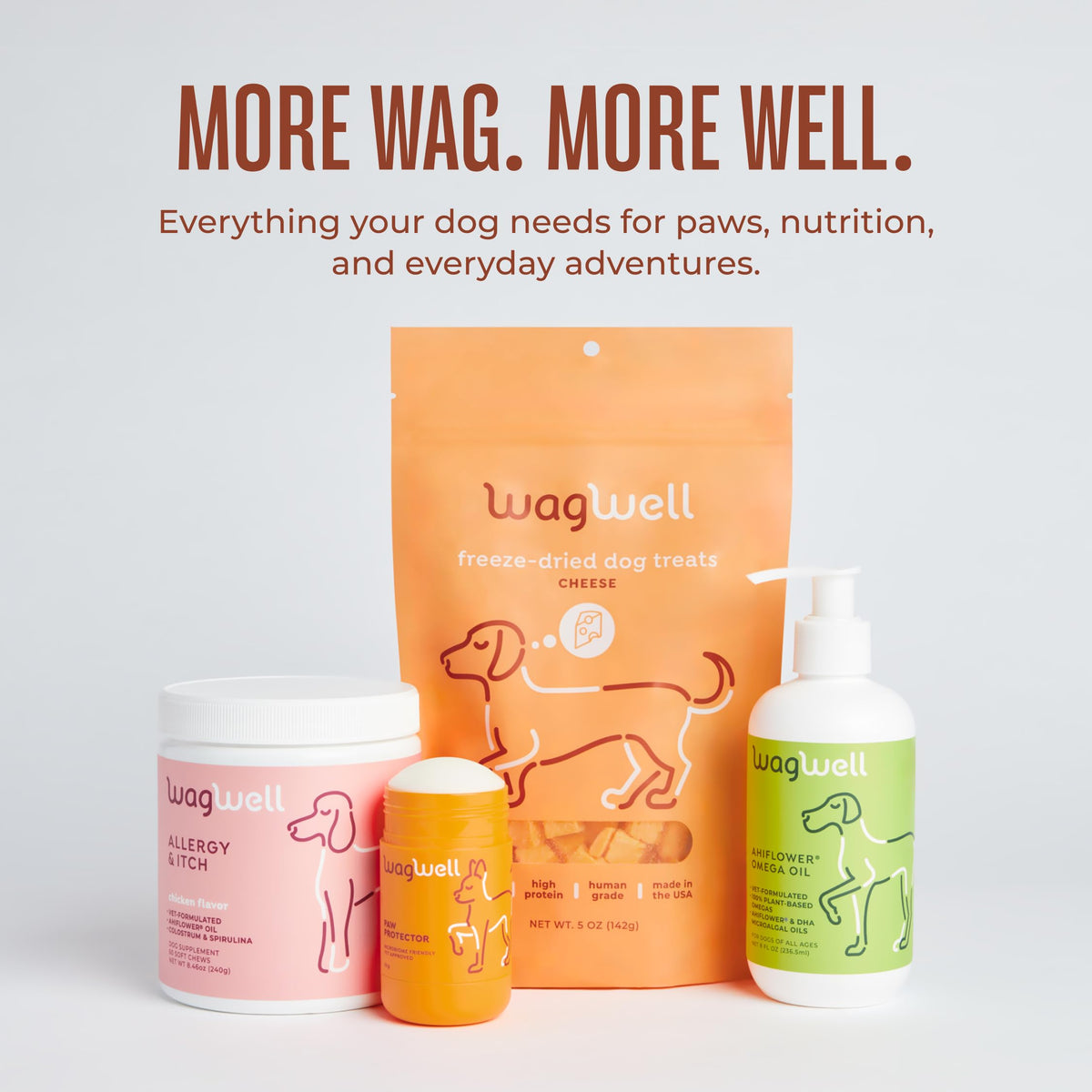 WagWell Paw Protector, Lick-Safe Dog Paw & Nose Balm for Hot Pavement