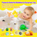 Bath Bombs for Kids with Surprise Toys Inside, 12pcs Bubble Fizzy Bath Bomb