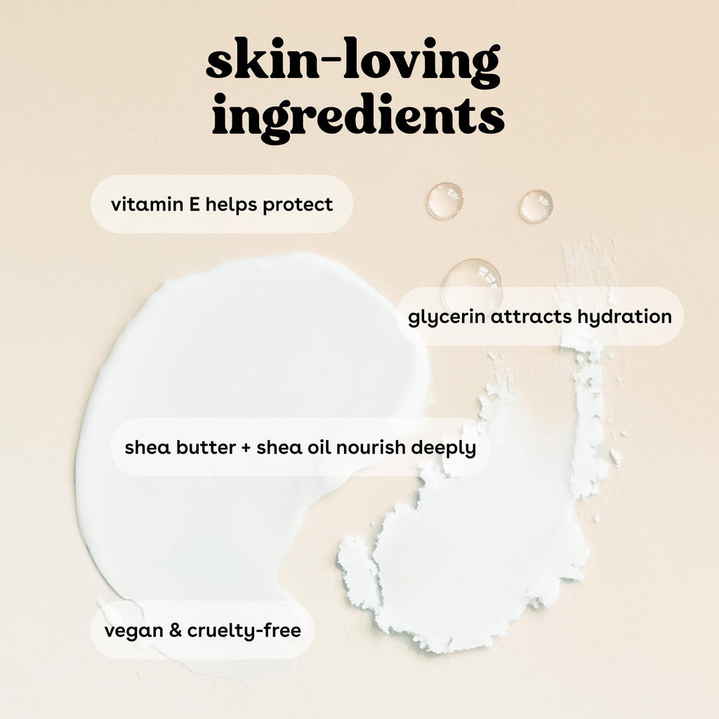 eos Shea Better Body Lotion Vanilla Cashmere, 24-Hour Moisture Skin Care, Lightweight & Non-Greasy, Natural Shea, Vegan, Vanilla Body Lotion, 16 fl oz