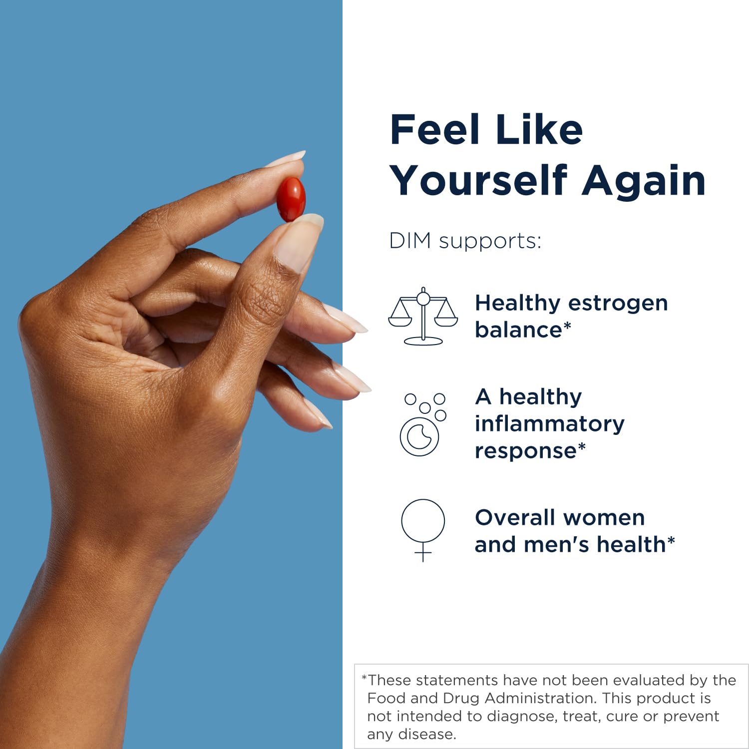 Designs for Health DIM-Evail - 100mg Diindolylmethane Supplement - Enhanced Absorption Technology DIM Supplement - May Support Healthy Estrogen Metabolism - Gluten Free + Non-GMO (60 Softgels)