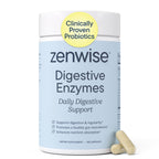 Zenwise Health Digestive Enzymes, Probiotics, for Gut Health Bloat - 180 CT | Multi Enzymes, Probiotics, Bromelain, Papaya, DE111 Probiotics Prebiotics, Gas and Bloating Relief, Vegetarian