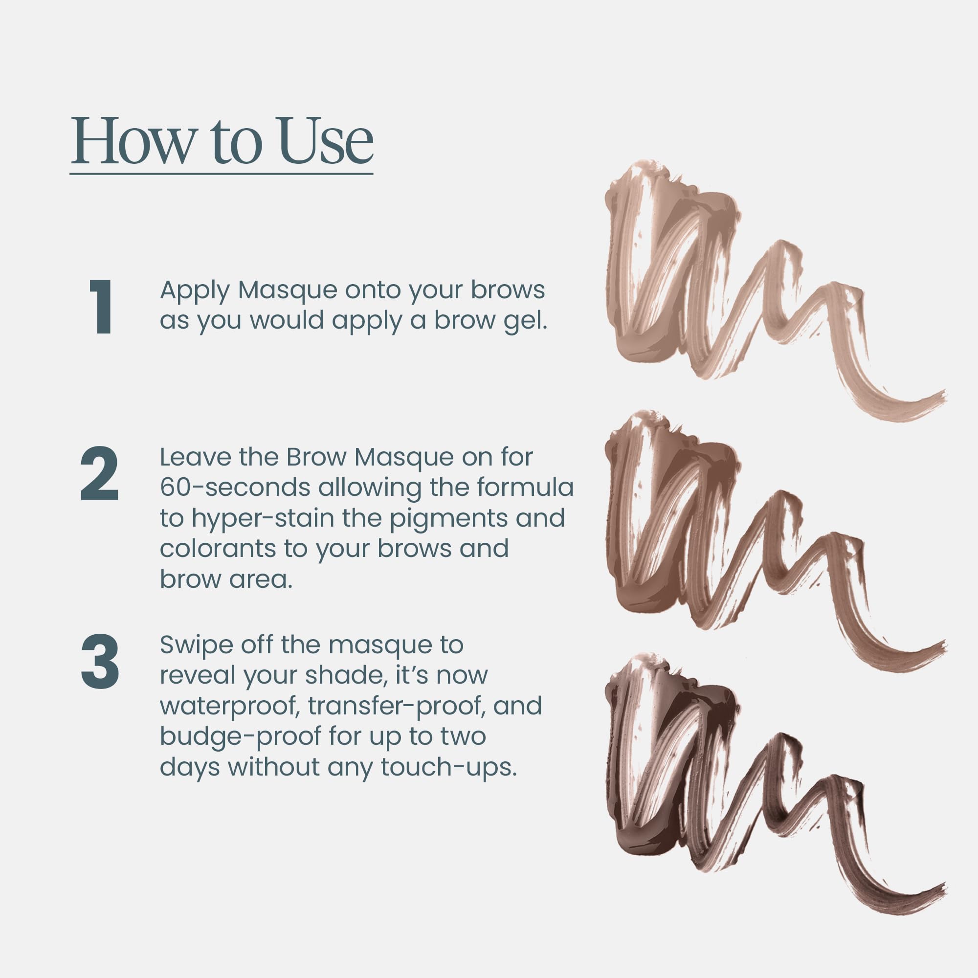 Wonderskin Eyebrow Stain - Long Lasting Brow Tint, Smudge & Transfer Proof | Transfer-proof brow stain delivers waterproof, smudge-proof color that lasts all day.