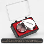 KINGMAS Foldable Jewelry Loupe 30x 21mm Jewelers Magnifying Glass