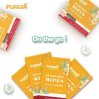 Buy now Flushable Butt Wipes Individually Wrapped Feminine Wipes for Women & Adults with Jasmine Scent, Vitamin-E & Aloe for at-Home Use (65 Count, pack of 3) at indiglob india