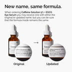 The Ordinary Caffeine Solution 5% + EGCG Eye Serum, Depuffing Eye Serum for Dark Circles and Tired Eyes