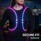 Running Lights For Runners, Reflective Running Vest, Light Up Running Vest