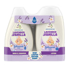 Johnson’s Baby Lavender & Vanilla Scent Wash & Shampoo + Lotion Bundle