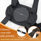 Suction Cup Dildo Mount Sex Saddle Strap on a Pillow or Furniture, Sex Swing, Sex Chair, Dildo Holder Strap Base Adult Sex Toy Adjustable for Couples (Without Dildo)