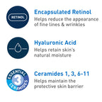 CeraVe Day Cream, Anti-Aging Retinol Face Moisturizer with SPF 30, 1.76oz | Skin Care, Anti Aging Face Cream with SPF 30 and Hyaluronic Acid Hydrates & Uses Encapsulated Retinol To Smooth Skin Texture