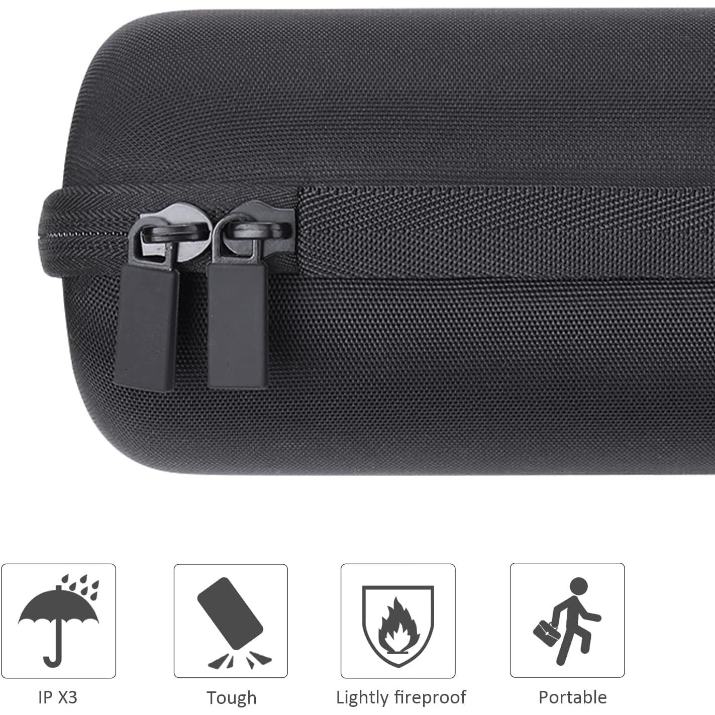 Buy now co2CREA Hard Case Replacement for Bose SoundLink Revolve Series II Portable Bluetooth Speaker, Black Case at indiglob india