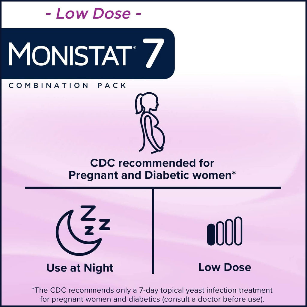 Monistat 7-Day Yeast Infection Treatment for Women, Miconazole Cream