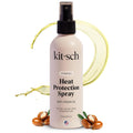 Buy now Kitsch Heat Protection Spray for Hair â€“ Heat Protectant for Hair with Argan Oil â€“ Styling Hair Spray for Frizz Control, Shine & Damage Protection â€“ Protects Strands | Ideal Gifts for Women â€“ 6.8oz Default at indiglob india