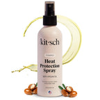 Buy now Kitsch Heat Protection Spray for Hair â€“ Heat Protectant for Hair with Argan Oil â€“ Styling Hair Spray for Frizz Control, Shine & Damage Protection â€“ Protects Strands | Ideal Gifts for Women â€“ 6.8oz at indiglob india