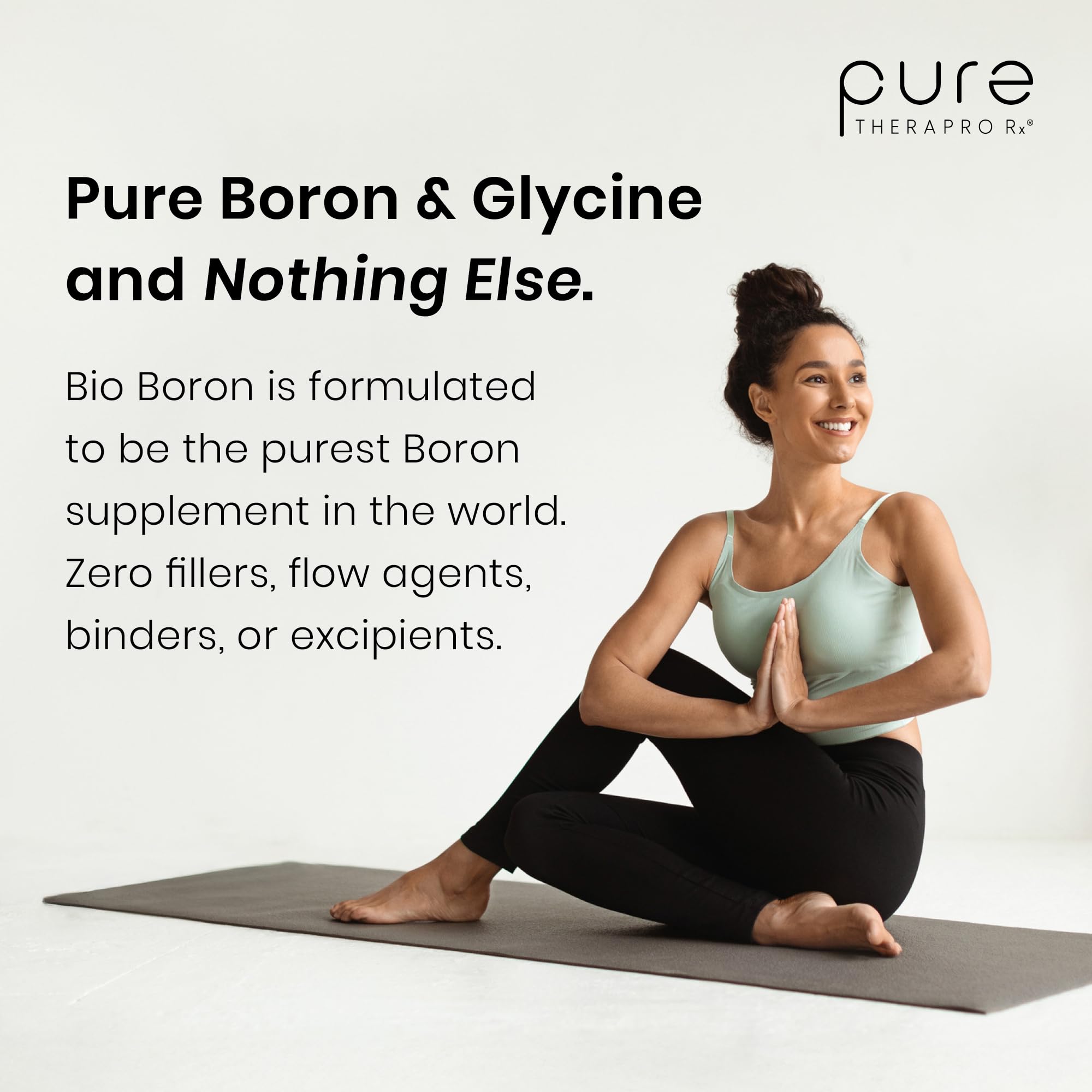 Bio Boron, Bone, Joint & Immune Support, 30mg, 90 Capsules | Supports Cardiovascular Function, For Men & Women, Bororganic Glycine Boron, Made in USA, 90 Servings