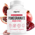 Alevia Organic Pomegranate Capsules 700mg – Pomegranate Fruit Extract Supplement – Organic Pomegranate Extract for Antioxidant, Heart & Energy Support – Ancient Wellness Formula – 60 Capsules