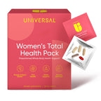 Universal U Women's Total Health Vitamin Packs — 23+ Vitamins, Minerals & Omega-3 Krill Oil with Ashwagandha, Cranberry & Chaste Tree Berry | Energy, Hormonal Balance, Mood, Skin, Gut | 30 Daily Packs
