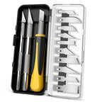 Exacto Knife Set, 16Pcs Craft & Hobby Knife, Precision Cutting Tool