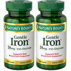 Nature's Bounty Gentle Iron 28 mg Capsules, 90 Count