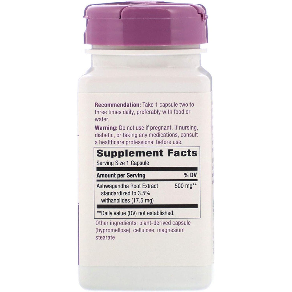 Buy now Natures Way, Ashwagandha Standardized Extract, 60 Count at indiglob india